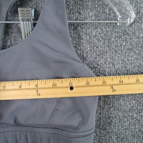 Lululemon Sports Bra Adult 6 Gray Twist and Toil LW1BCBS Womens *Read - Picture 5 of 7